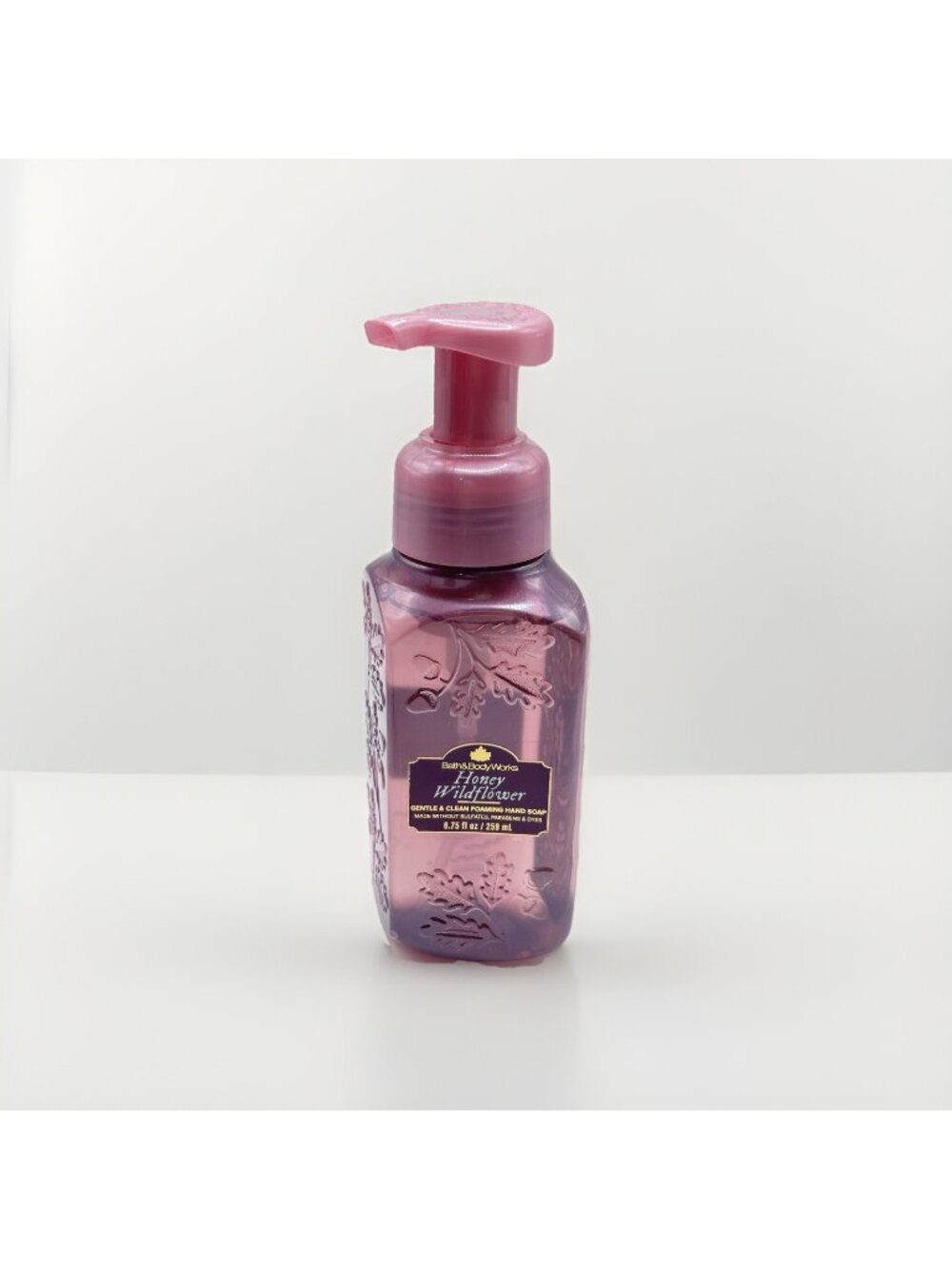 Bath & Body Works Salted Honey Wildflower Gentle Foaming Hand Soap 8.75oz Purple